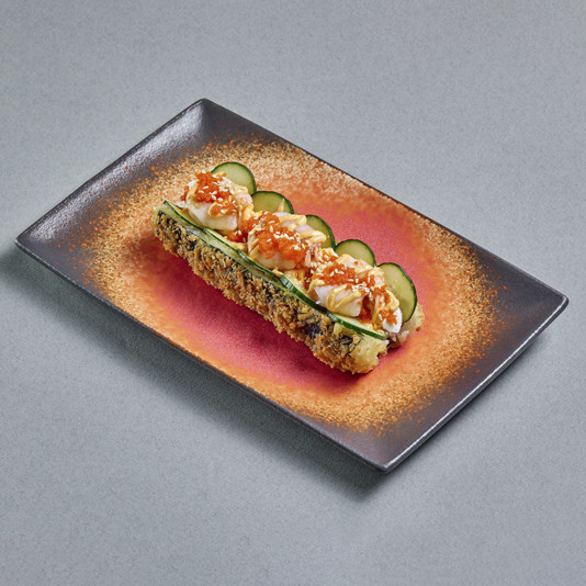 Мега ролл креветка - огурец