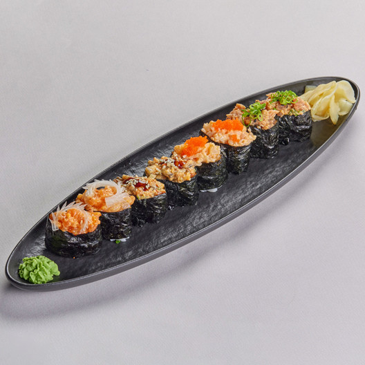 Гункан креветки спайси 1шт. Гункан креветки спайси 1шт.